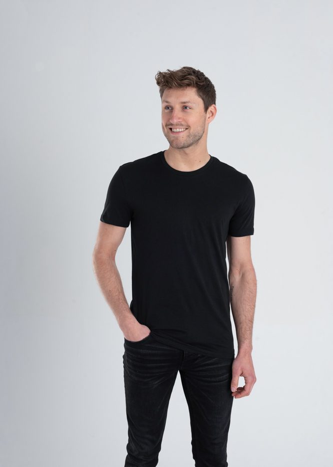 dier luchthaven Hopelijk 3-Pack Organic Slim-fit T-shirts Black - Stricters
