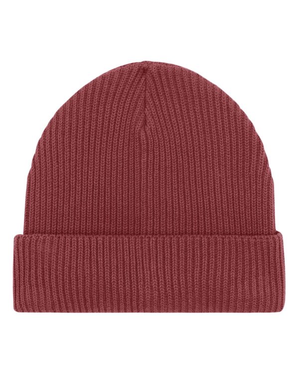 Organic Fisherman Beanie Mars Red