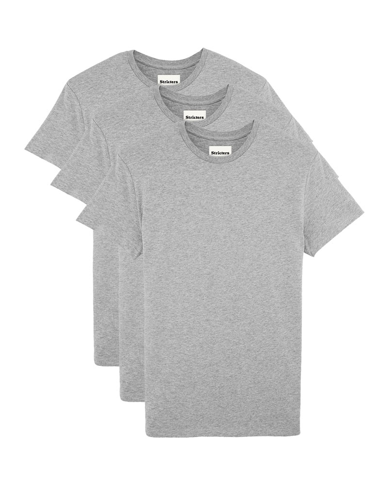 3-Pack Organic V-neck T-shirts White 